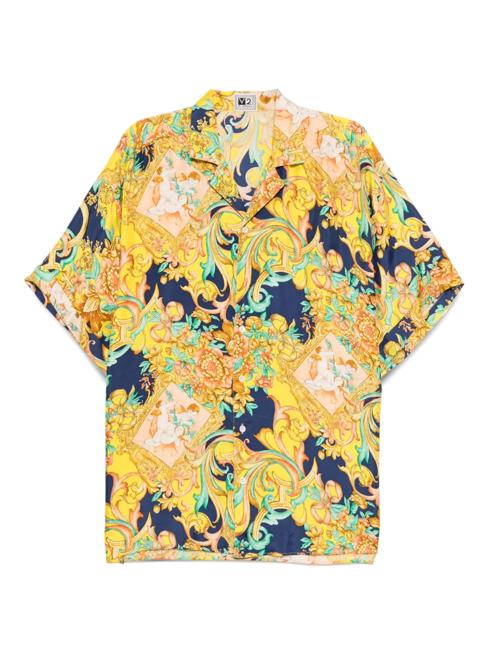 Versace Pre-Owned 1990-2000s short sleeve shirt | Yellow | Image 1