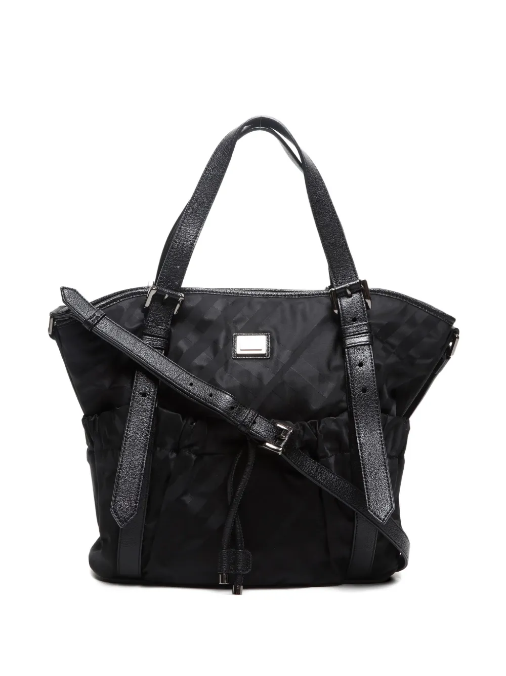Pre-owned Burberry 2000s Panelled Tote Bag