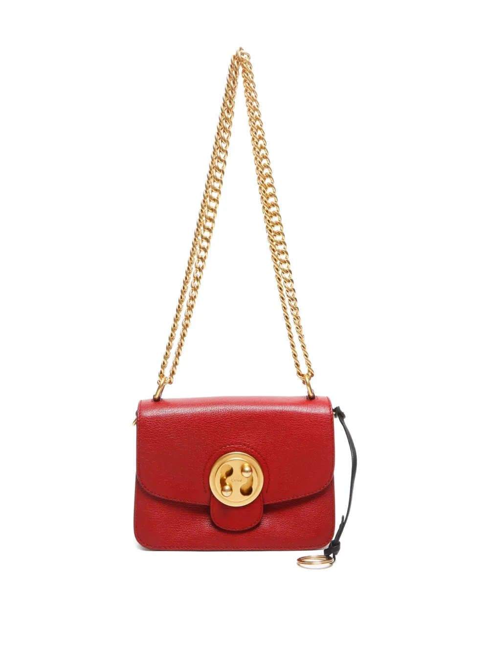 Pre-owned Chloé 2010s Milly Chain Leather Cross Body Bag