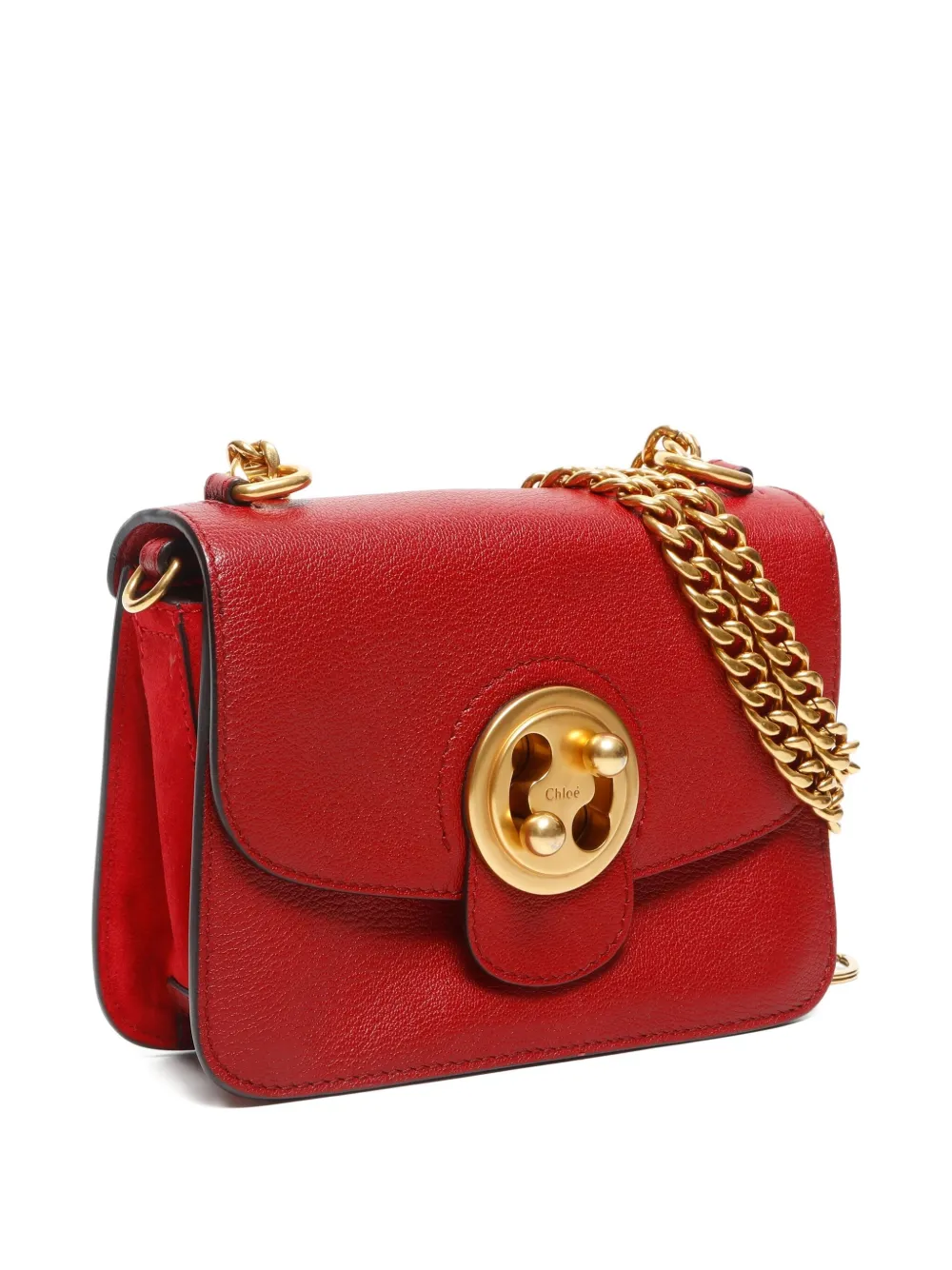 Pre-owned Chloé 2010s Milly Chain Leather Cross Body Bag