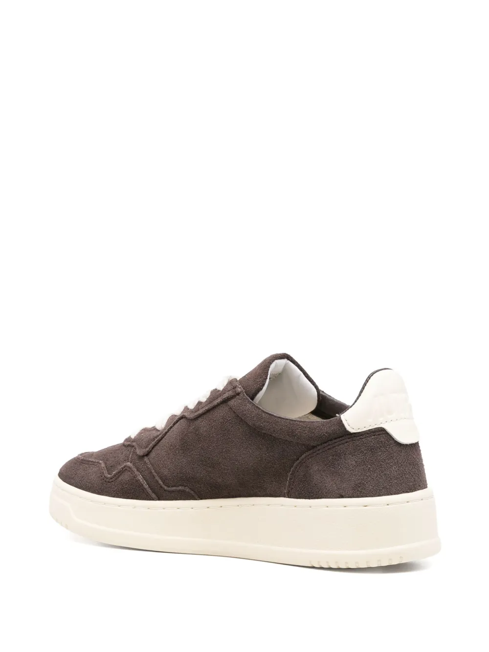 Autry Suede Leather Trainers In Brown
