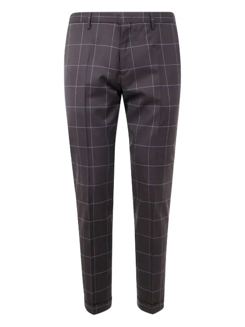 Paul Smith checked-pattern tailored trousers