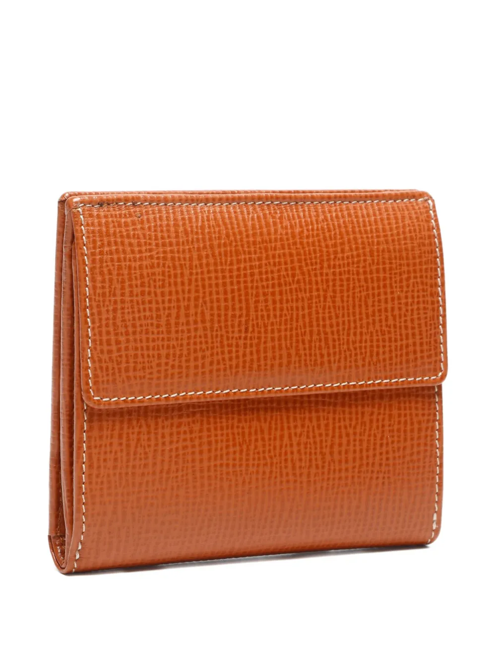 Pre-owned Loewe 2000-2015 Anagram Leather Wallet In Brown