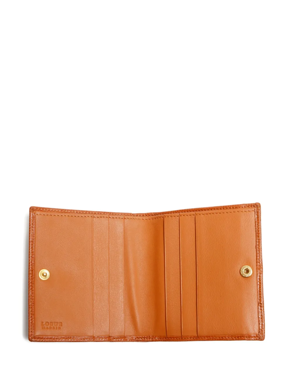 Pre-owned Loewe 2000-2015 Anagram Leather Wallet In Brown