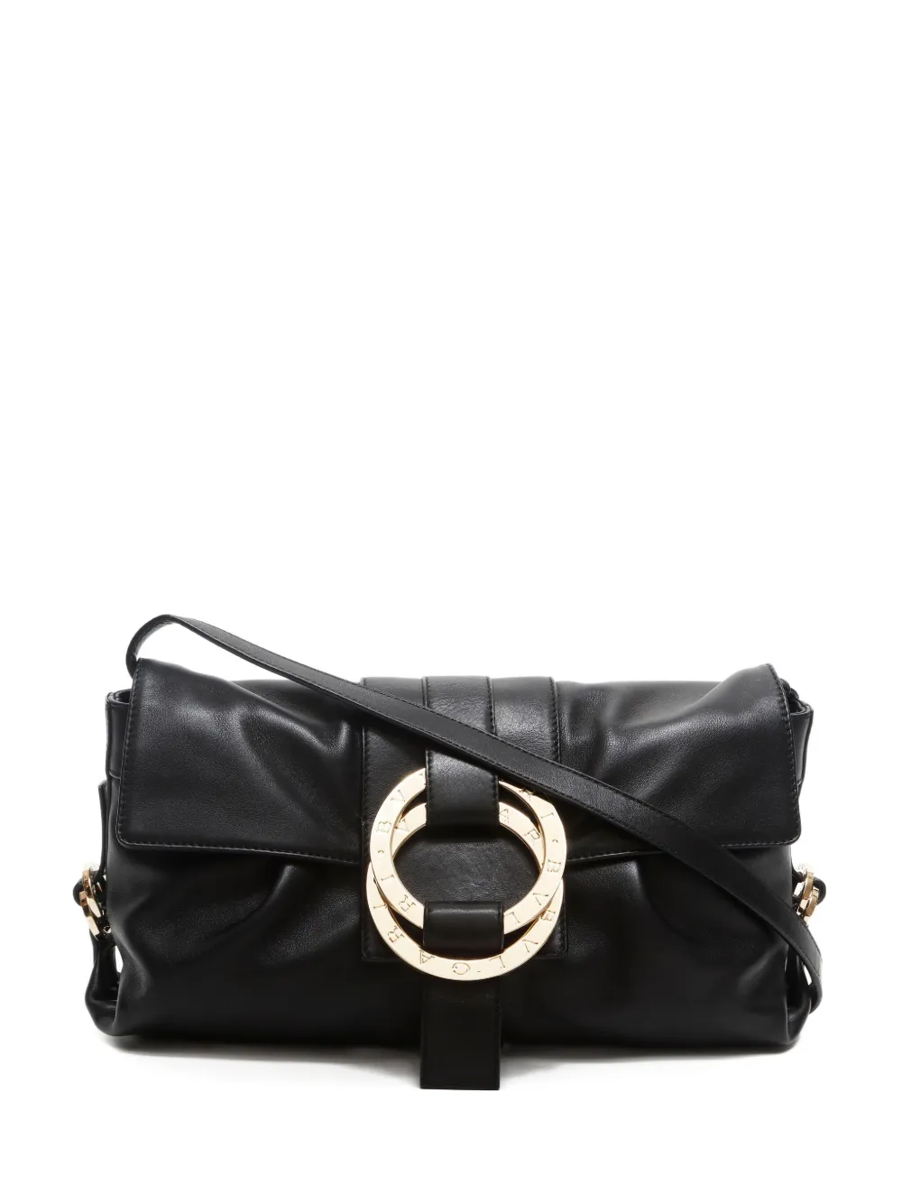 Pre-owned Bvlgari 1980-1990 Leather Chandra Shoulder Bag