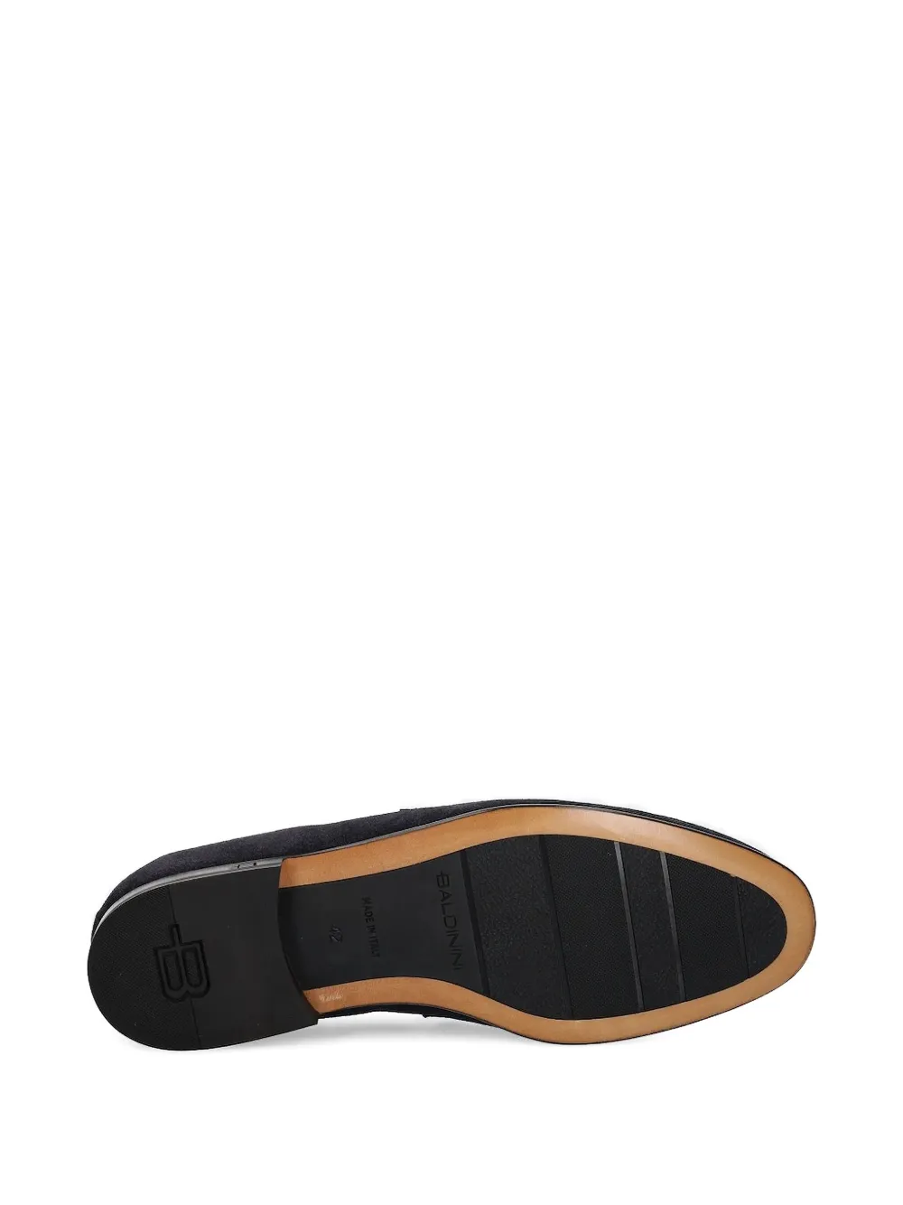 Baldinini suede penny loafers Blue