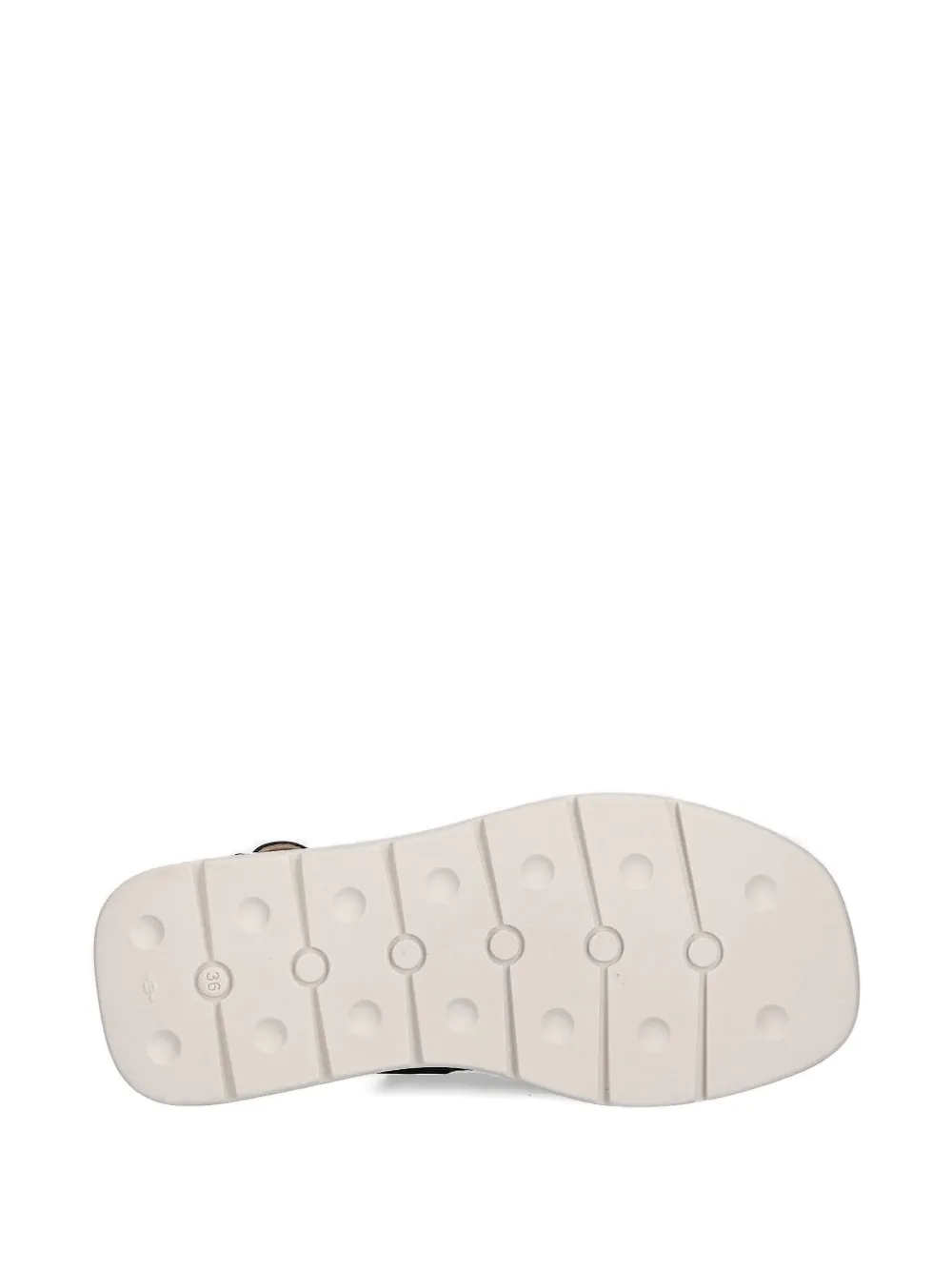 Baldinini Cross-strap Platform Sandals In Black