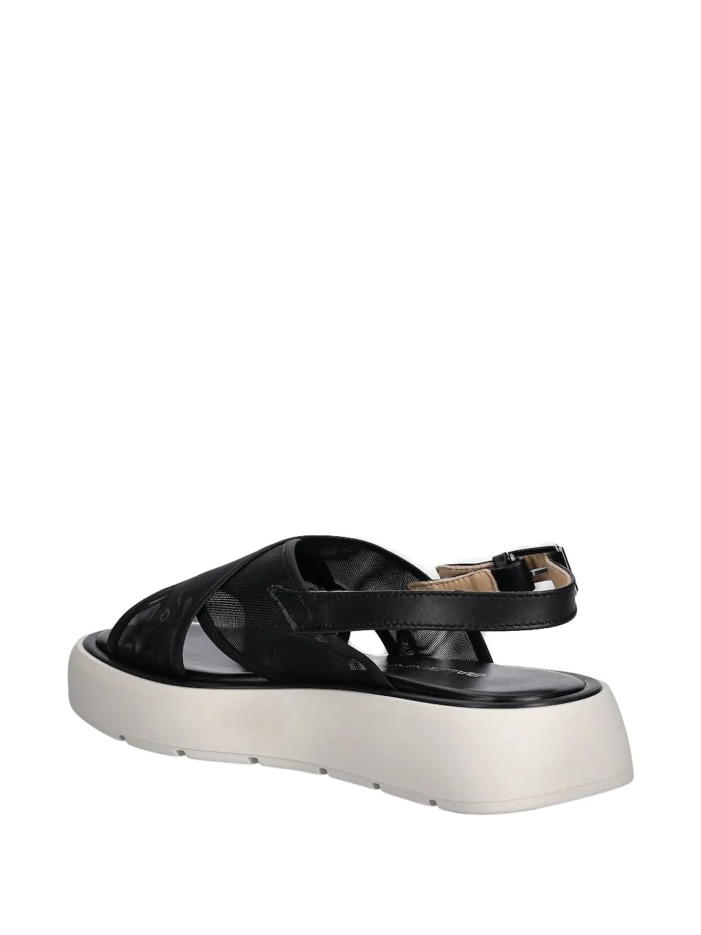 Baldinini Cross-strap Platform Sandals In Black