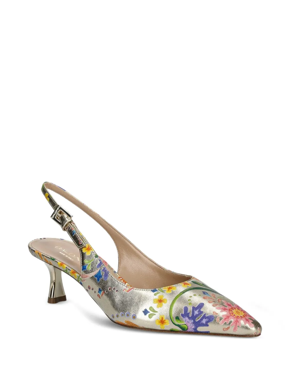 Baldinini floral-print slingback pumps | Heeled Pumps | Image 2