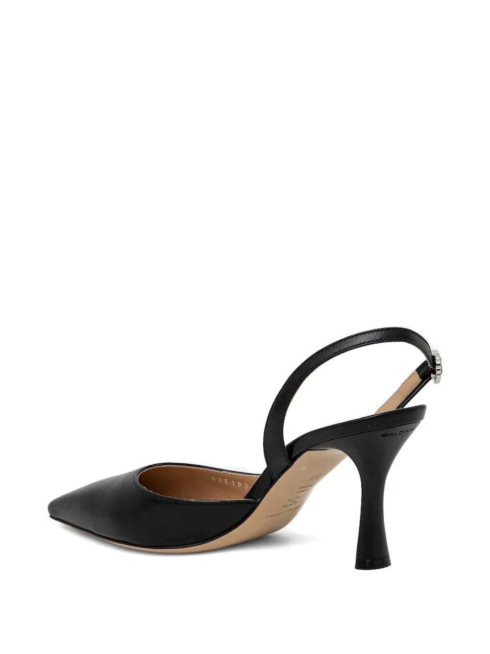 Baldinini crystal-embellished slingback pumps Black