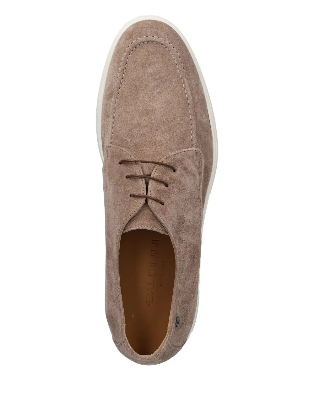 Baldinini suede lace-up shoes Brown