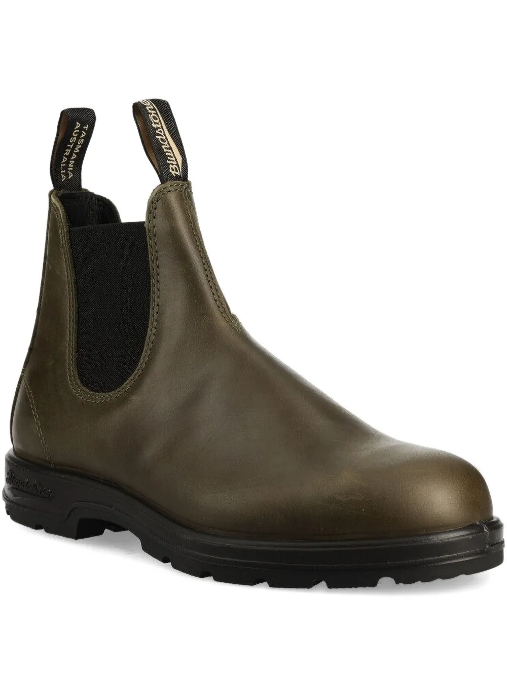 Blundstone leather elastic-panel boots Green