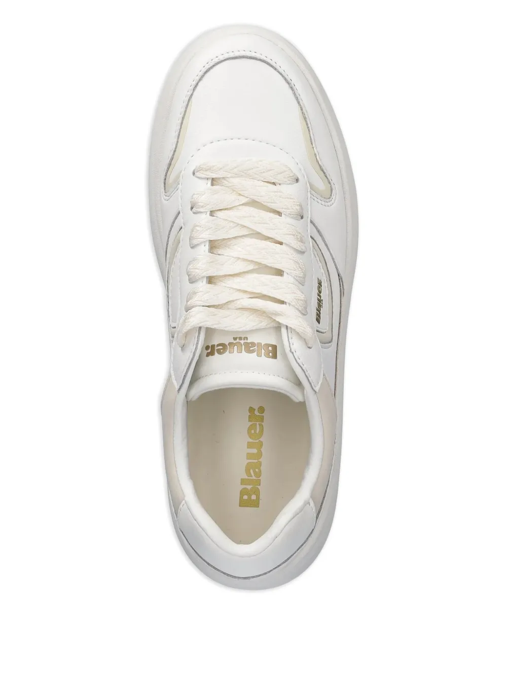 Blauer Emery Leather Sneakers In White