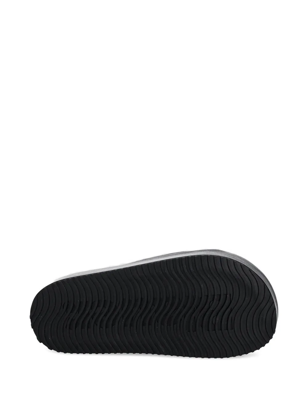 Blauer embellished platform slides Black