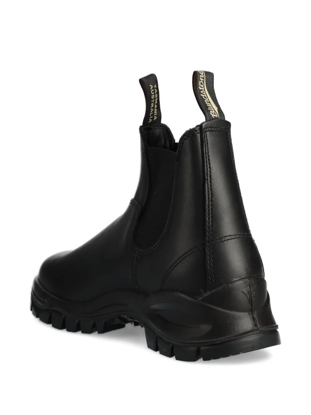 Blundstone Bl063 Unisex Adult Black Leather Elastic Sided Dress Chelsea Boots In Black