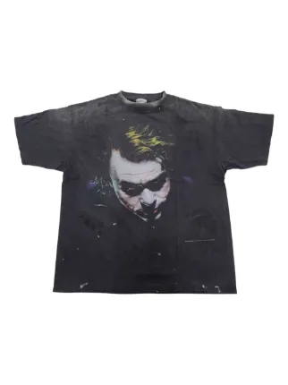 SAINT MXXXXXX Joker graphic-print T-shirt | Black | FARFETCH JO