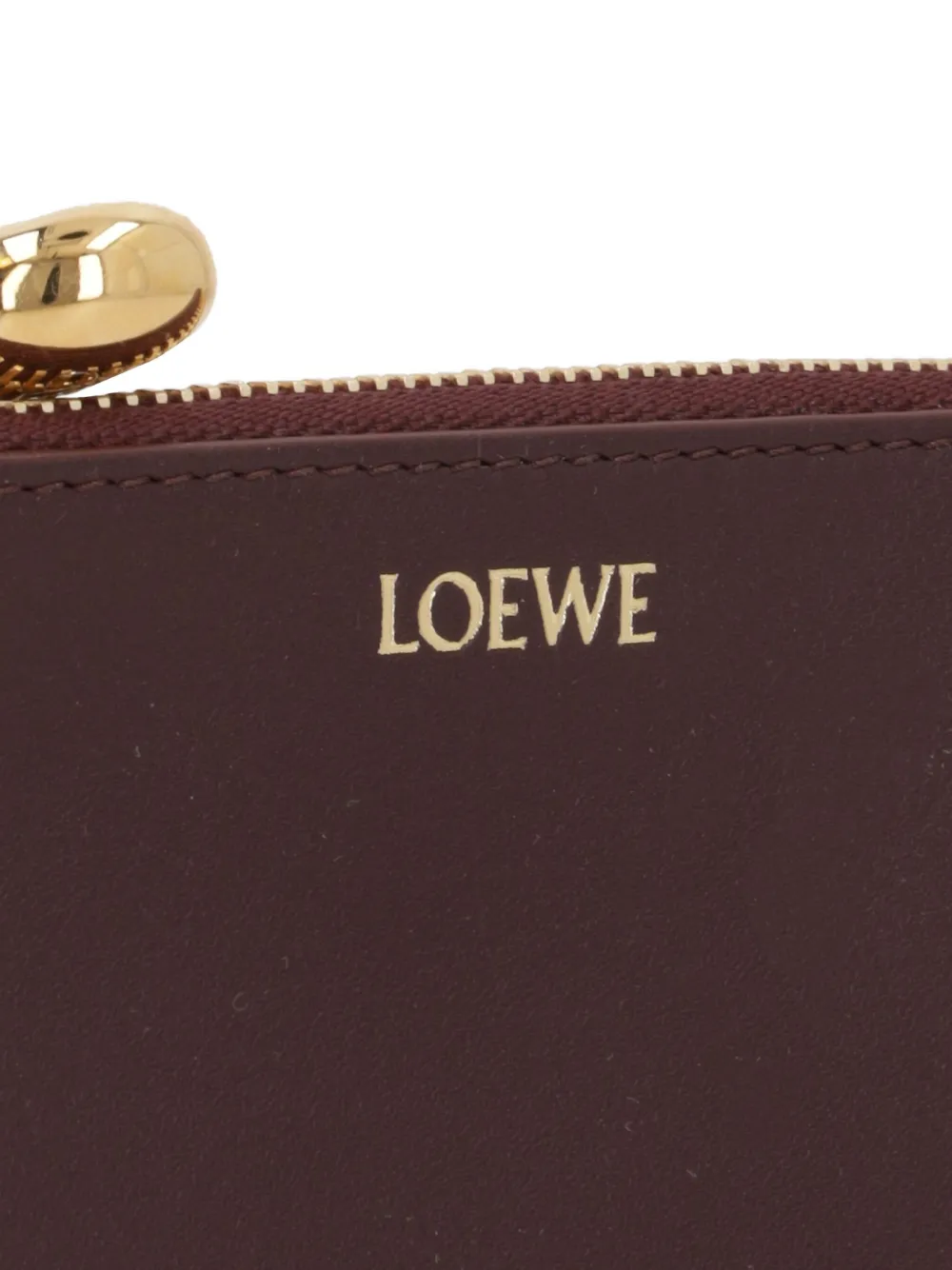 LOEWE Pasjeshouder met gegraveerd anagram Rood