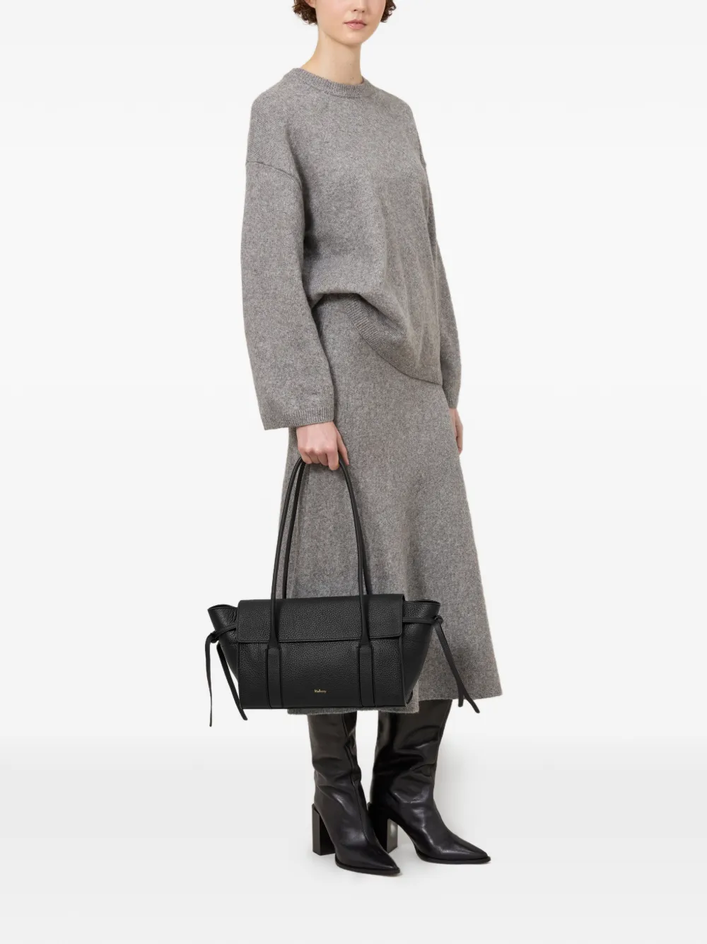 Mulberry Borsa a spalla Bayswater piccola - Nero