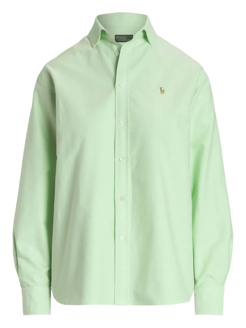 Polo Ralph Lauren logo-embroidered shirt | Green | Image 1