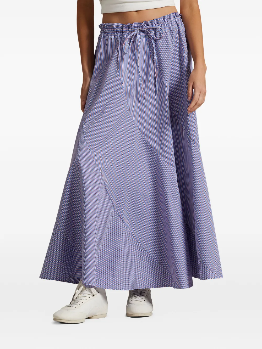 Polo Ralph Lauren Rok met gestreepte vlakken Blauw