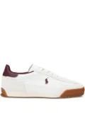 Polo Ralph Lauren Hester suede leather sneakers - White