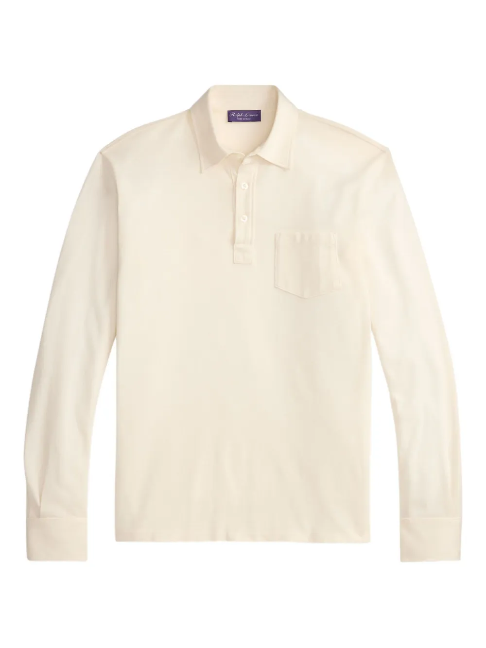 Ralph Lauren Purple Label パッチポケット ポロシャツ - ニュートラル Ralph Lauren Purple Label パッチポケット ポロシャツ - ニュートラル