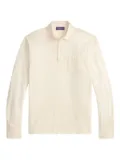 Ralph Lauren Purple Label patch-pocket polo shirt - Neutrals