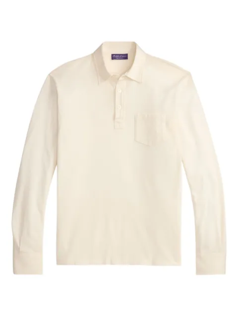 Ralph Lauren Purple Label patch-pocket polo shirt