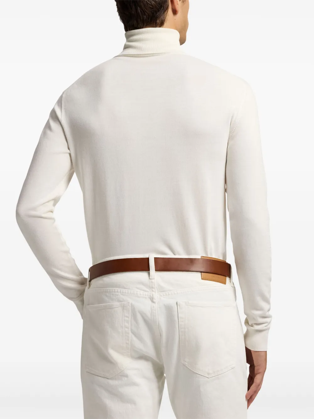 Ralph Lauren Purple Label Coltrui met lange mouwen Beige