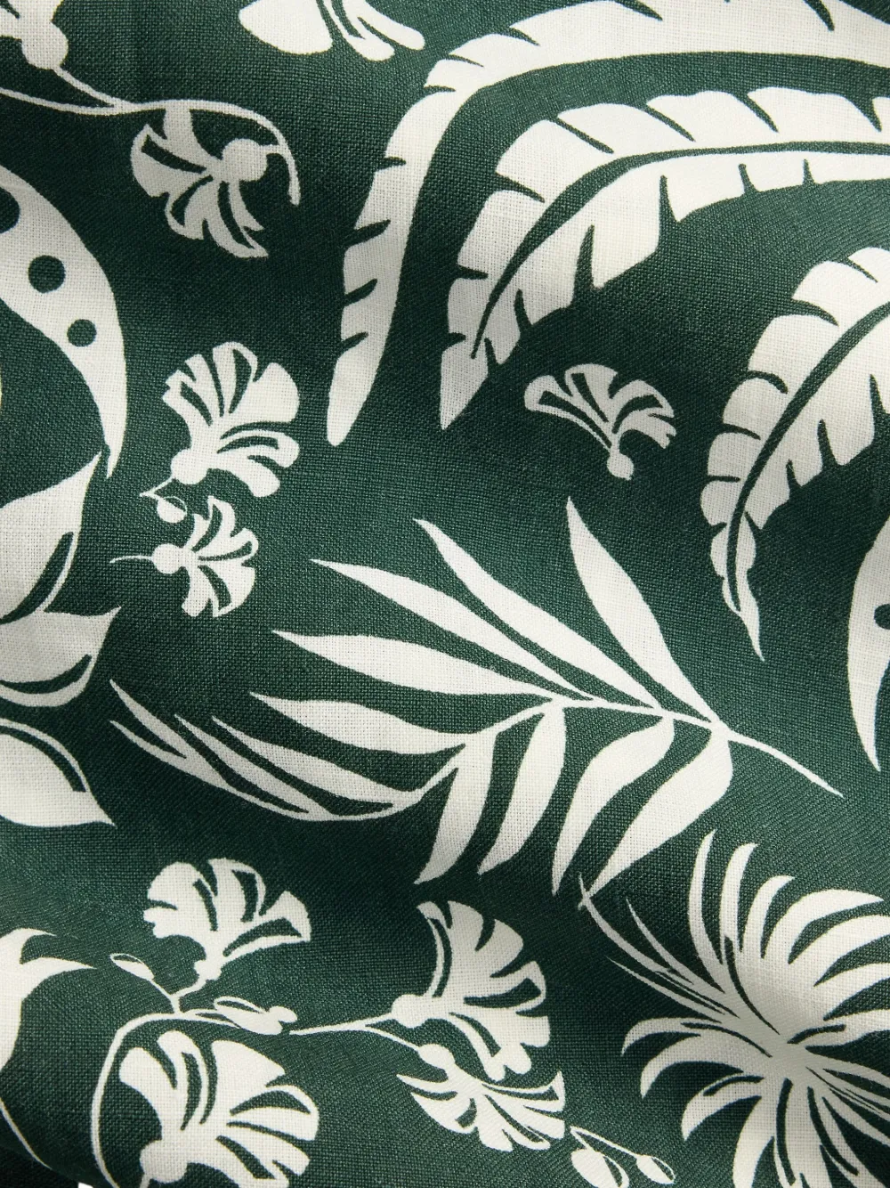 Ralph Lauren Purple Label Overhemd met bladerprint Groen