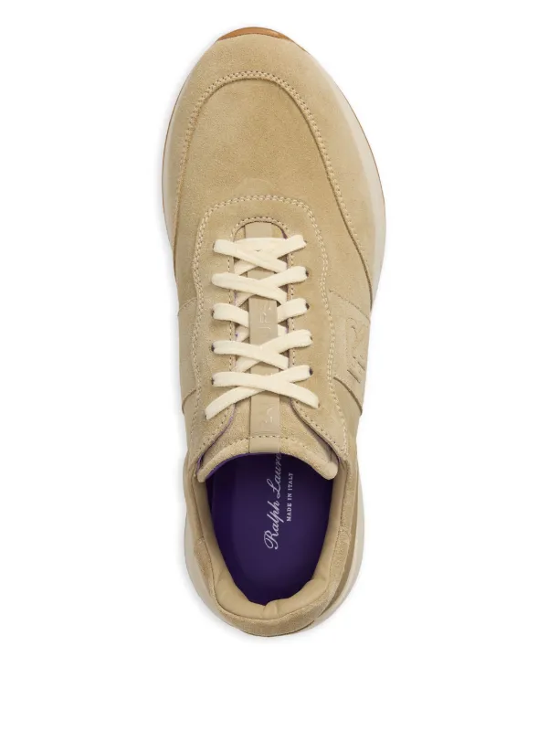 RALPH LAUREN PURPLE LABEL レザースニーカー 伊製 Ralph Lauren Purple Label Leather Sneakers | Neutrals | FARFETCH
