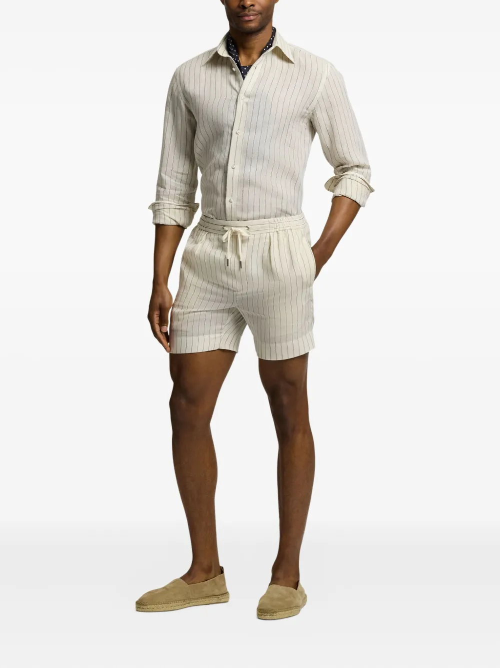 Ralph Lauren Purple Label suede espadrilles Neutrals