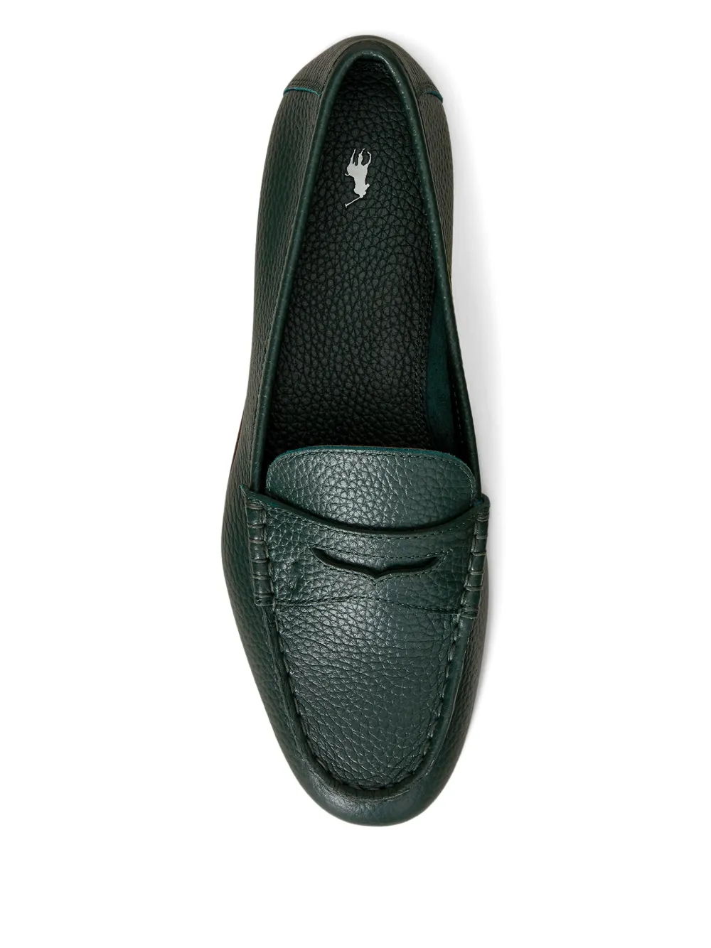 Polo Ralph Lauren pebble leather loafers Green