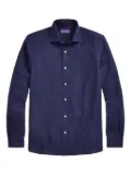 Ralph Lauren Purple Label long-sleeve button-up shirt - Blue