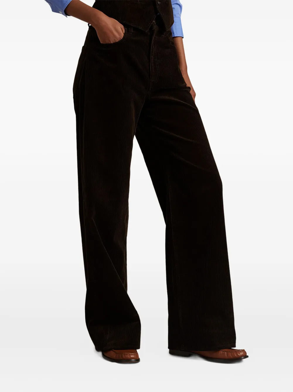 Polo Ralph Lauren Ribfluwelen broek Bruin