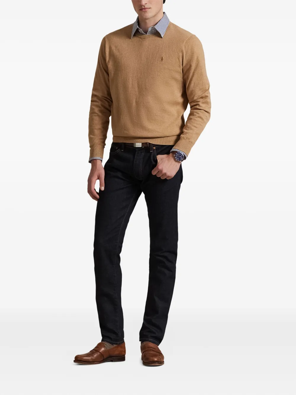 Polo Ralph Lauren Trui met ronde hals Bruin