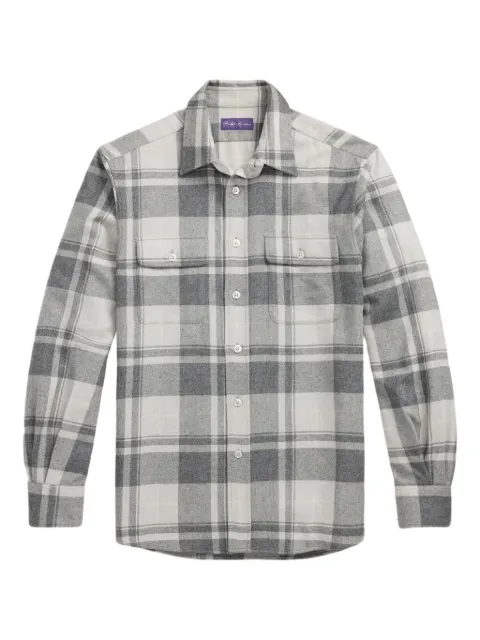 Ralph Lauren Purple Label checked pocket shirt