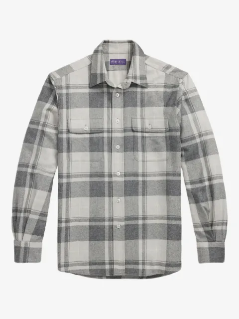 Ralph Lauren Purple Label checked pocket shirt