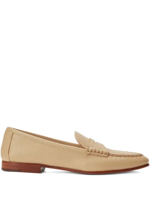 Polo Ralph Lauren pebble-textured penny loafers