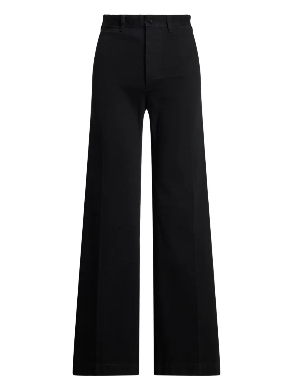 Polo Ralph Lauren Broek met wijde pijpen Zwart