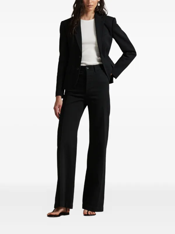 Polo Ralph Lauren wide-leg Trousers Black FARFETCH PH