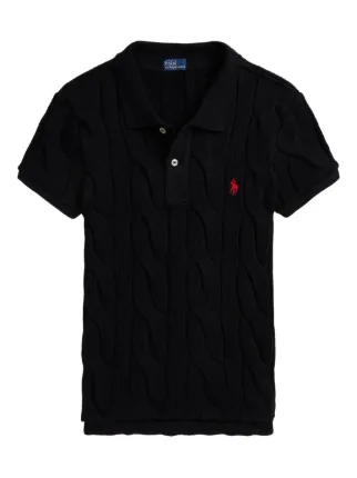 Polo Ralph Lauren Camisa Polo De Tricô | Preto | FARFETCH BR