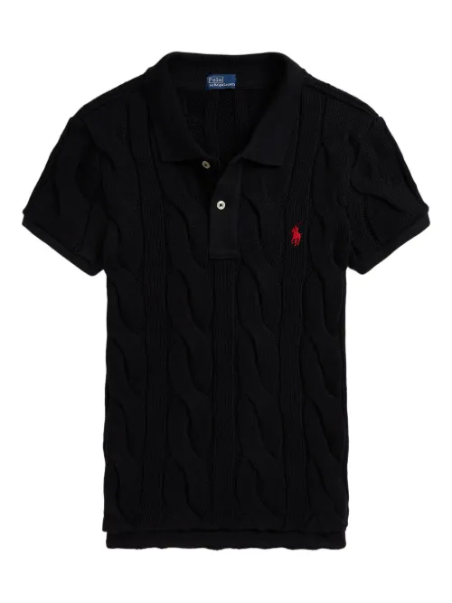 Polo en maille torsadée - Polo Ralph Lauren - Modalova