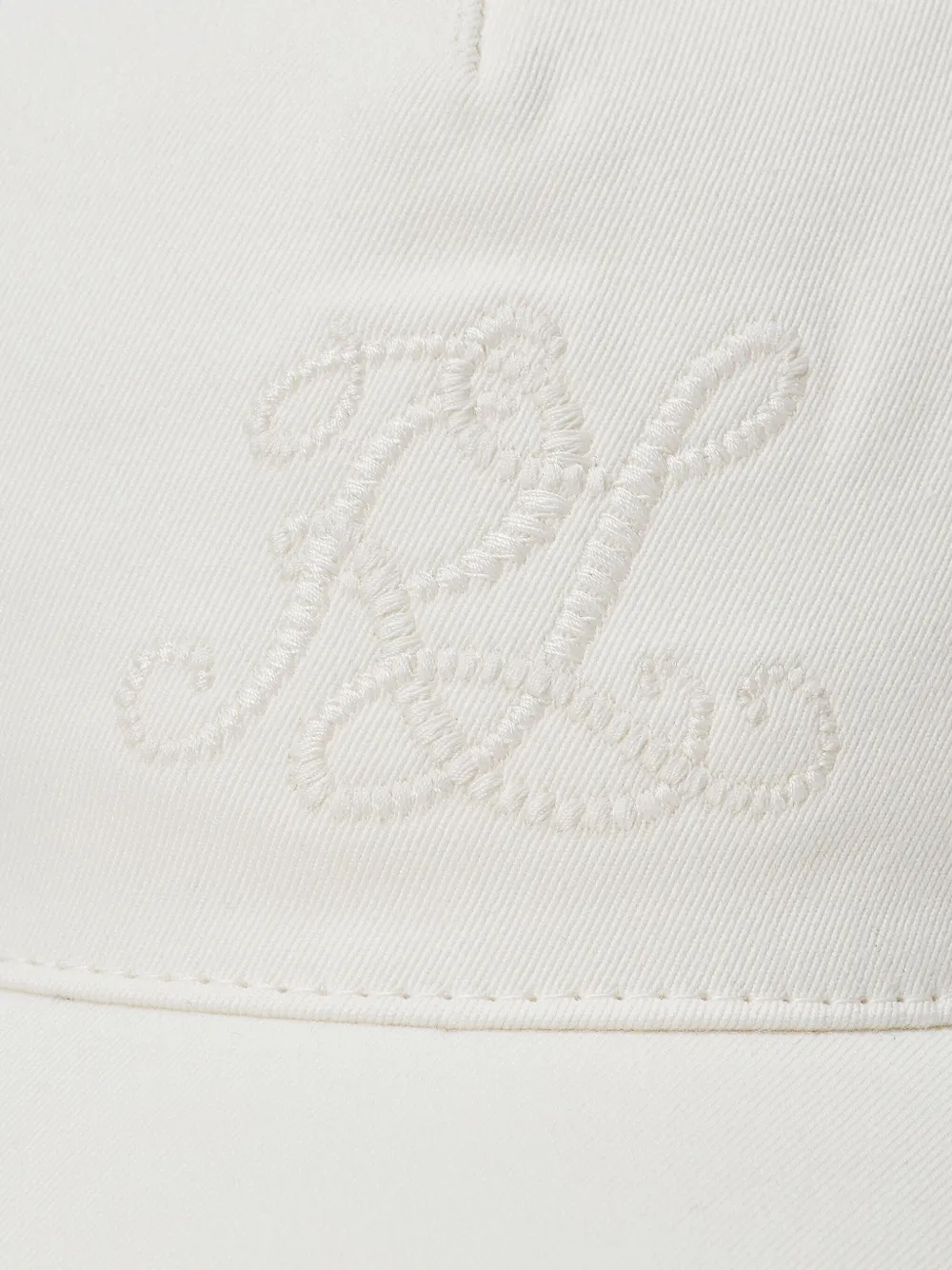 Ralph Lauren Purple Label Honkbalpet met geborduurd logo Wit
