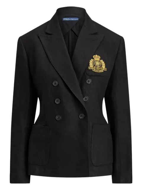 Polo Ralph Lauren logo-embroidered double-breasted blazer