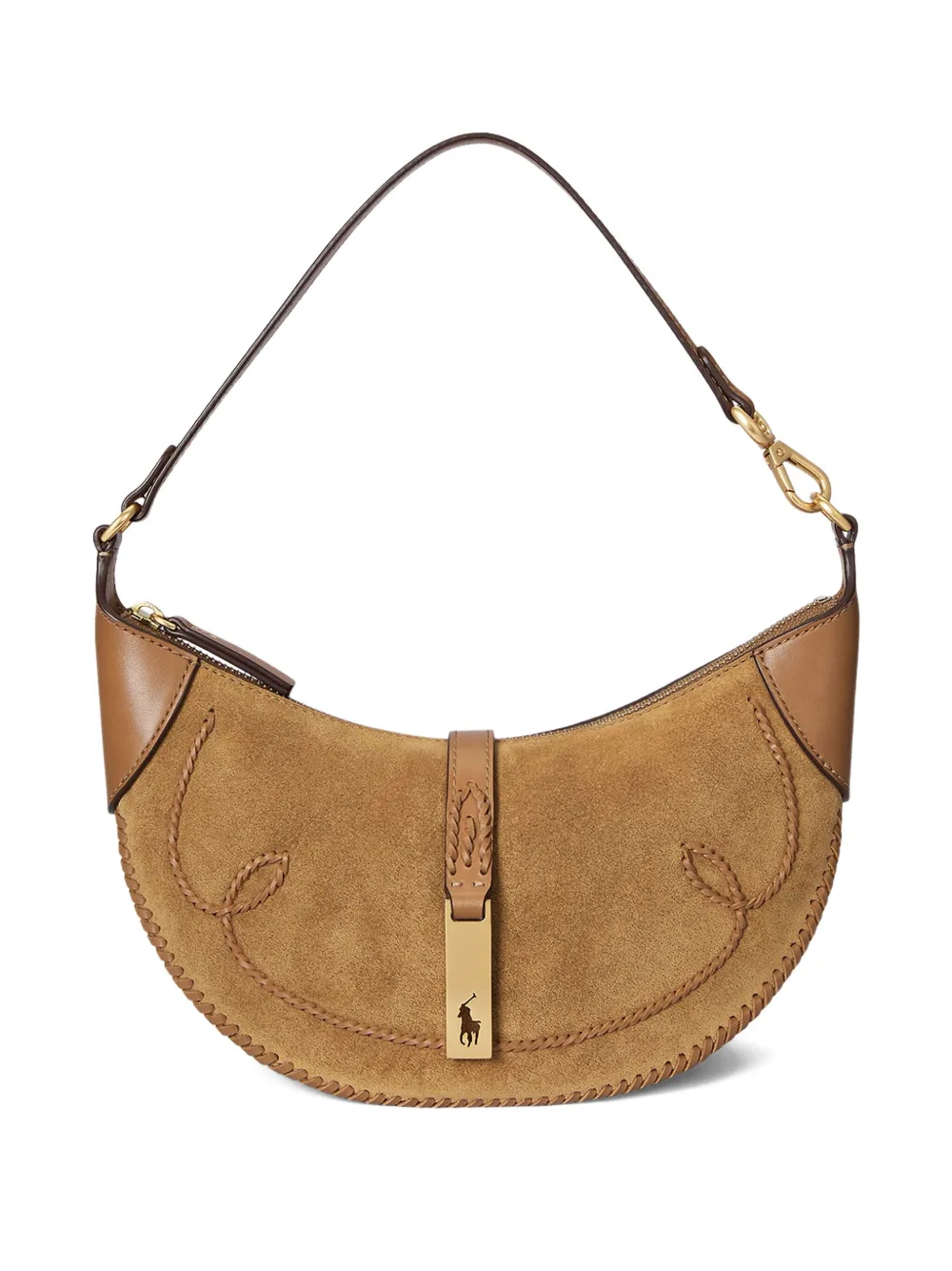 Polo Ralph Lauren leather shoulder bag | Neutrals | Image 1