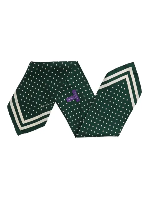 Ralph Lauren Purple Label polka-dot silk scarf