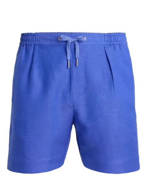 Ralph Lauren Purple Label drawstring pleated shorts