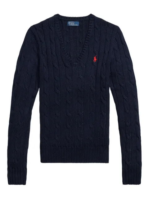Polo Ralph Lauren cable-knit V-neck sweater