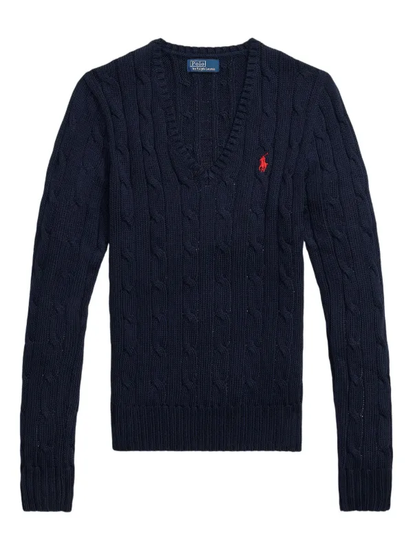 Polo Ralph Lauren ケーブルニット セーター | ブルー | FARFETCH JP